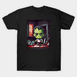 Cute Halloween Frankenstein T-Shirt